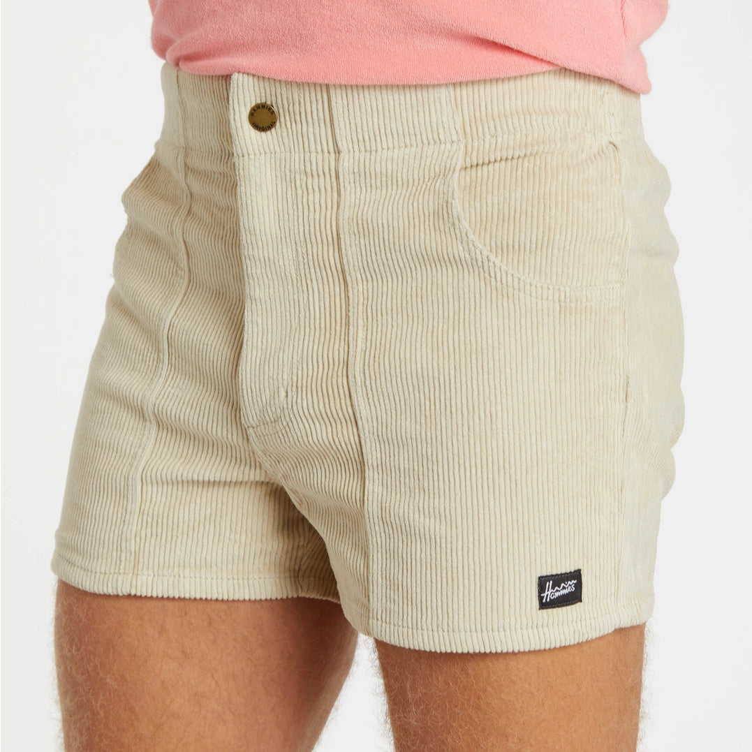 Stretch Corduroy Short: Sand