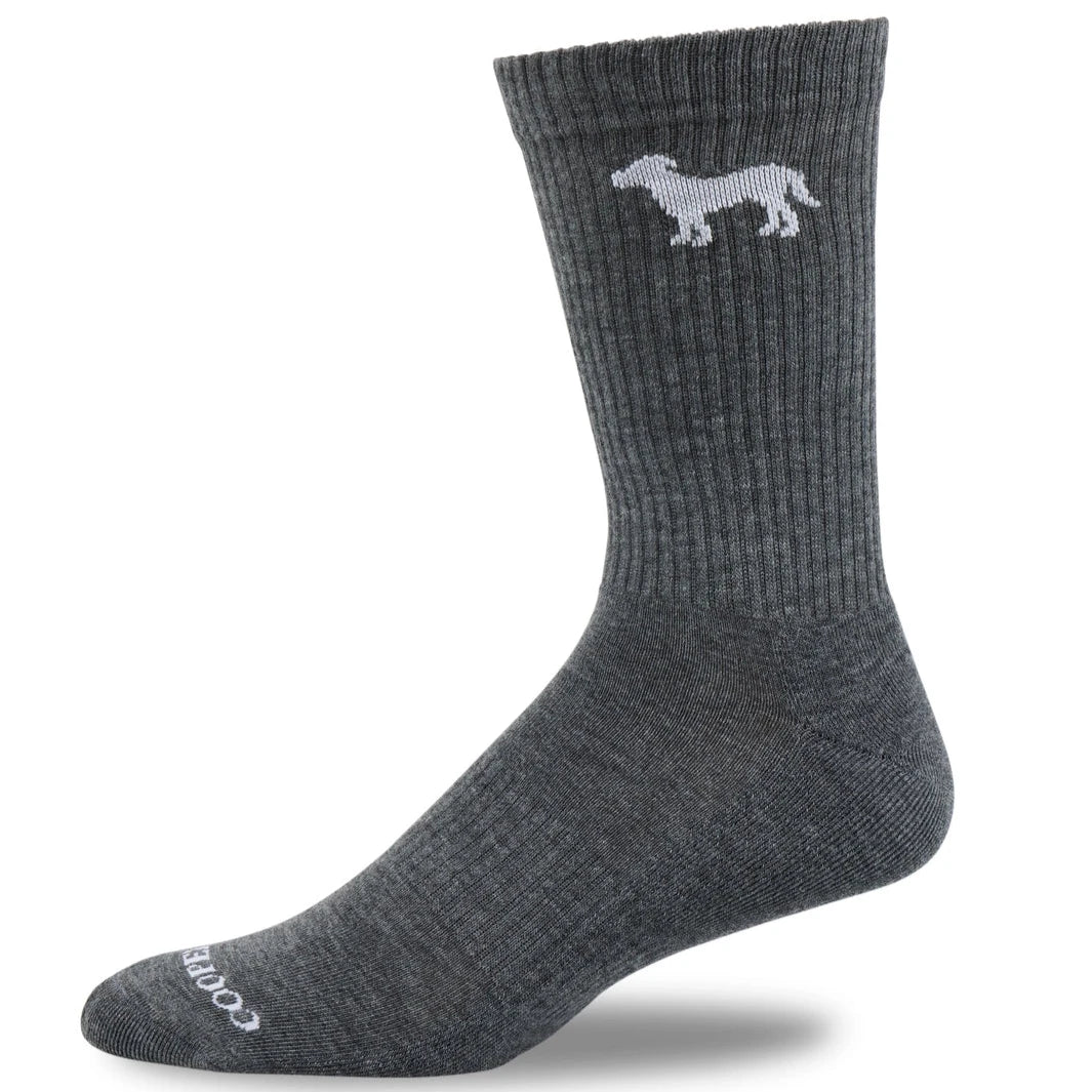 Crew Sock: Dark Heather