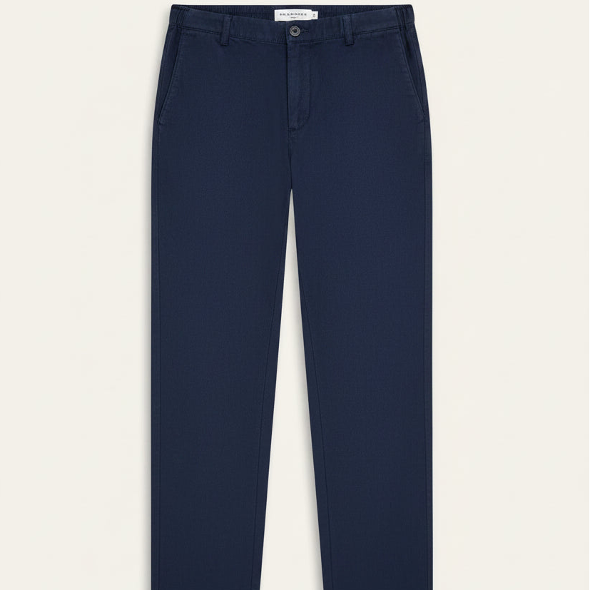 Boston Linen Pant: Navy