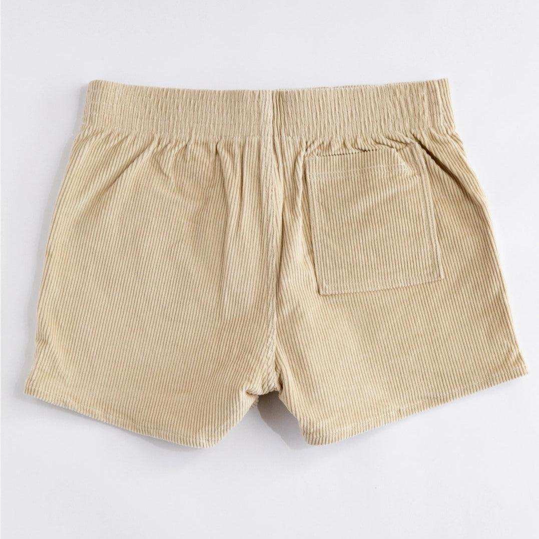 Stretch Corduroy Short: Sand