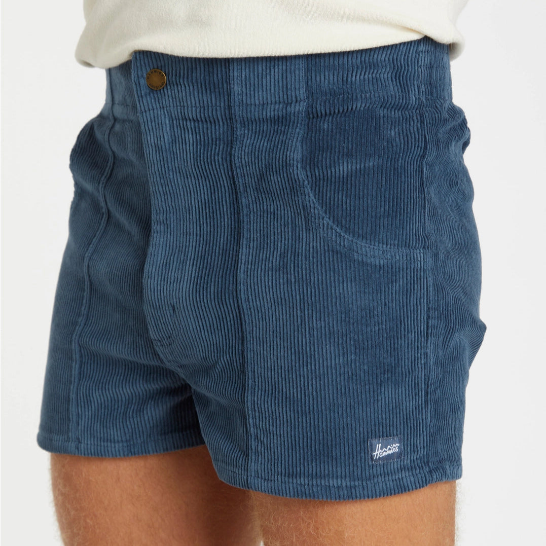 Stretch Corduroy Short: Navy