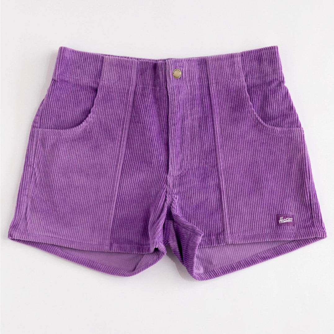 Stretch Corduroy Short: Purple