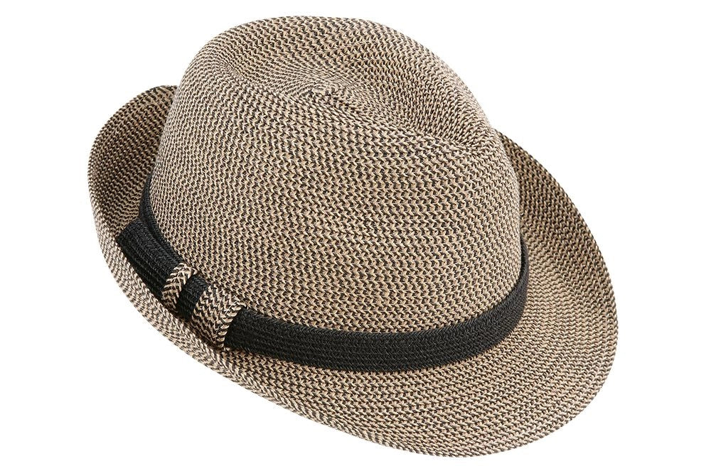 Fedora Hat: Black Tweed