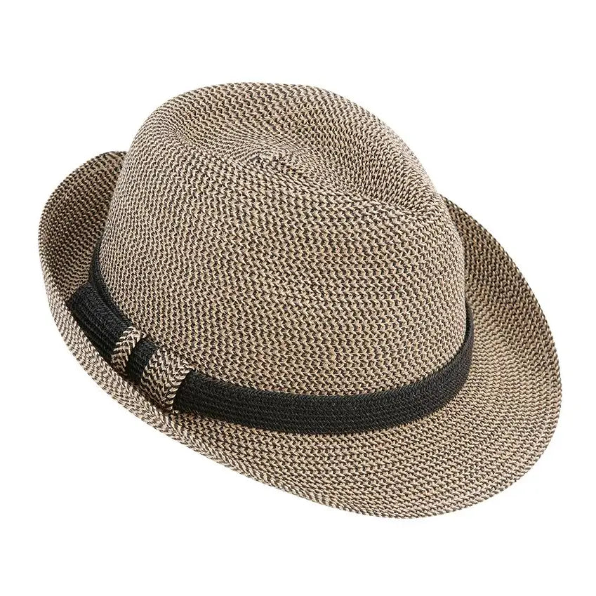 Fedora Hat: Black Tweed