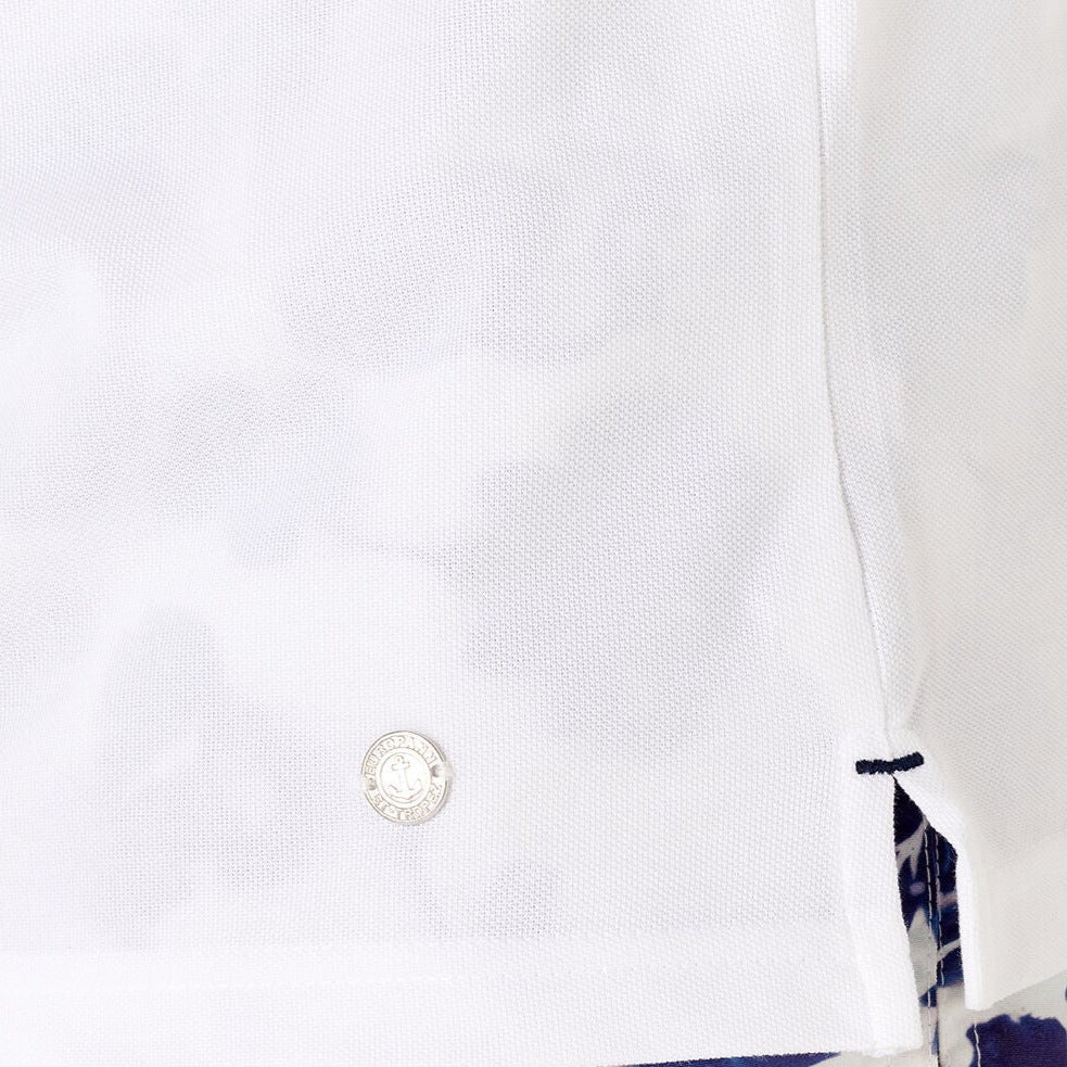 Darren Pique Polo S/S: White