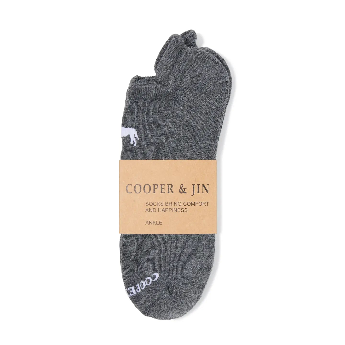 Ankle Sock: Dark Heather Grey