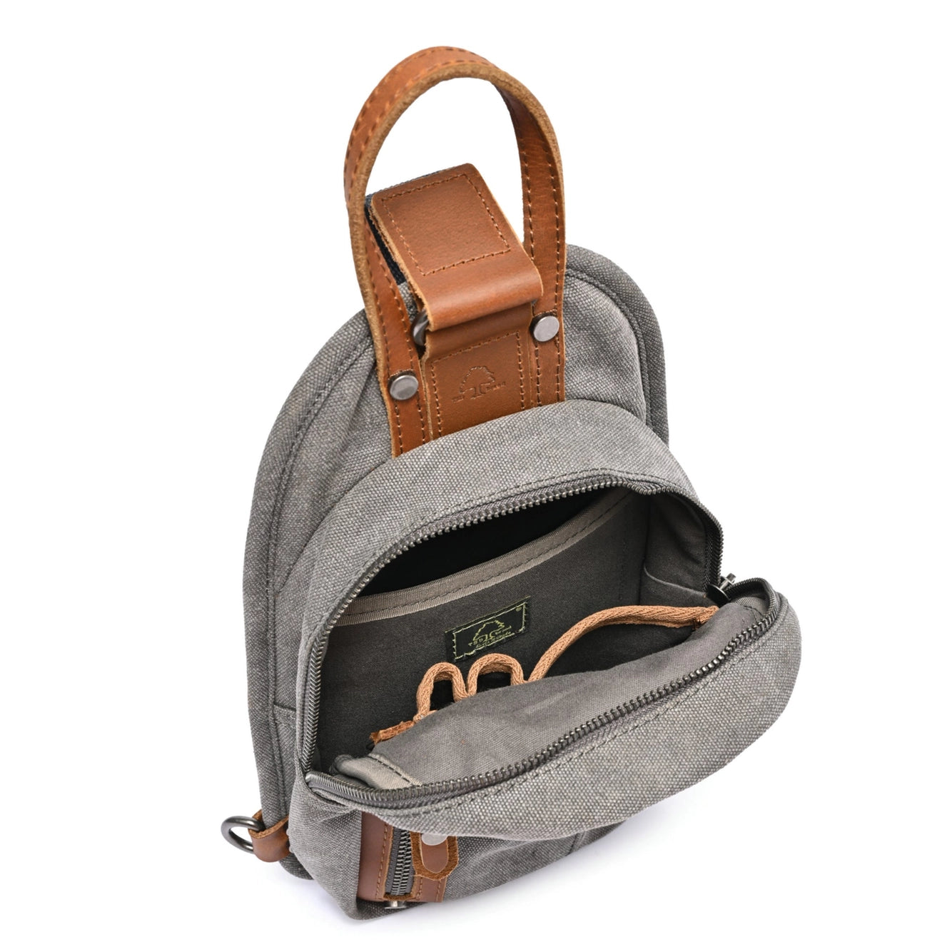 Agave Sling Bag: Grey