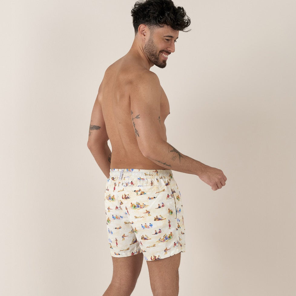 Beach Print FARNIENTE Swim: Sandshell