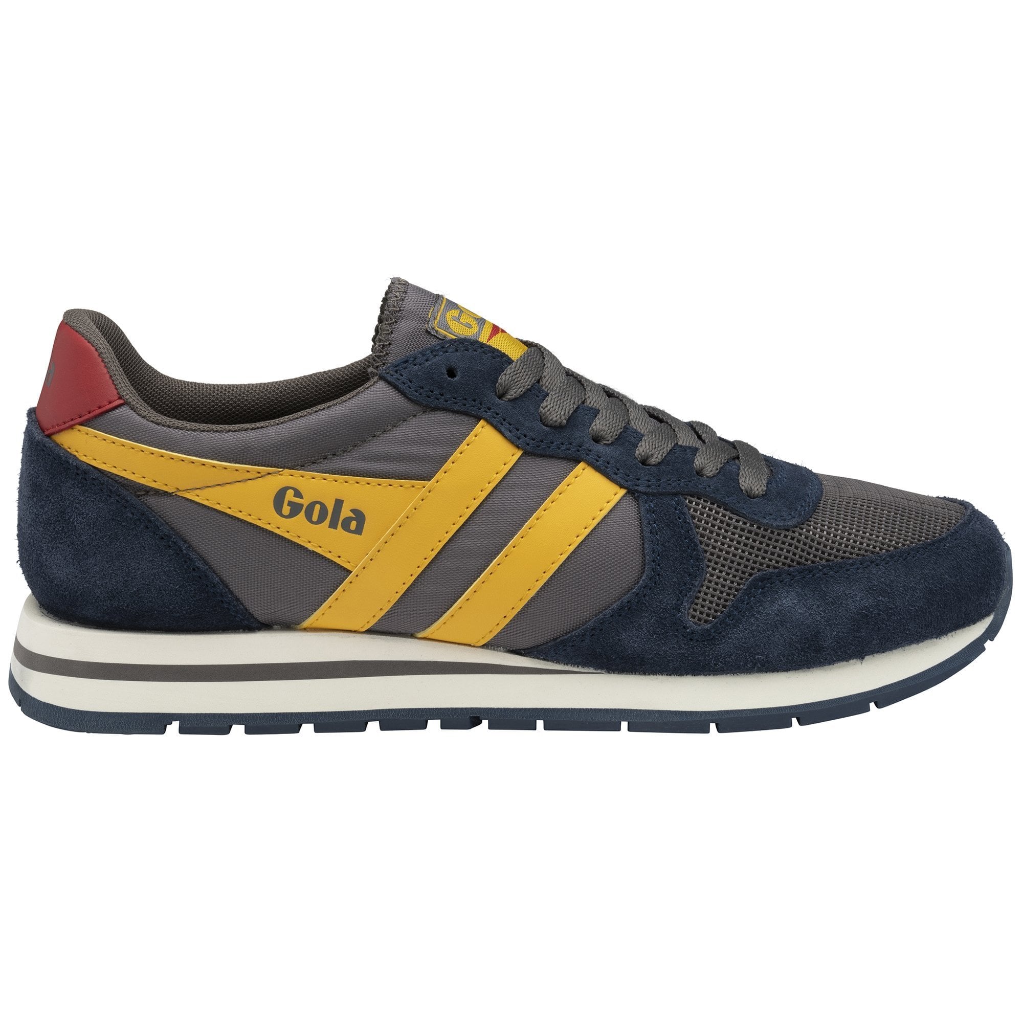 Daytona Lace Up Runner: Ash/Navy/Sun