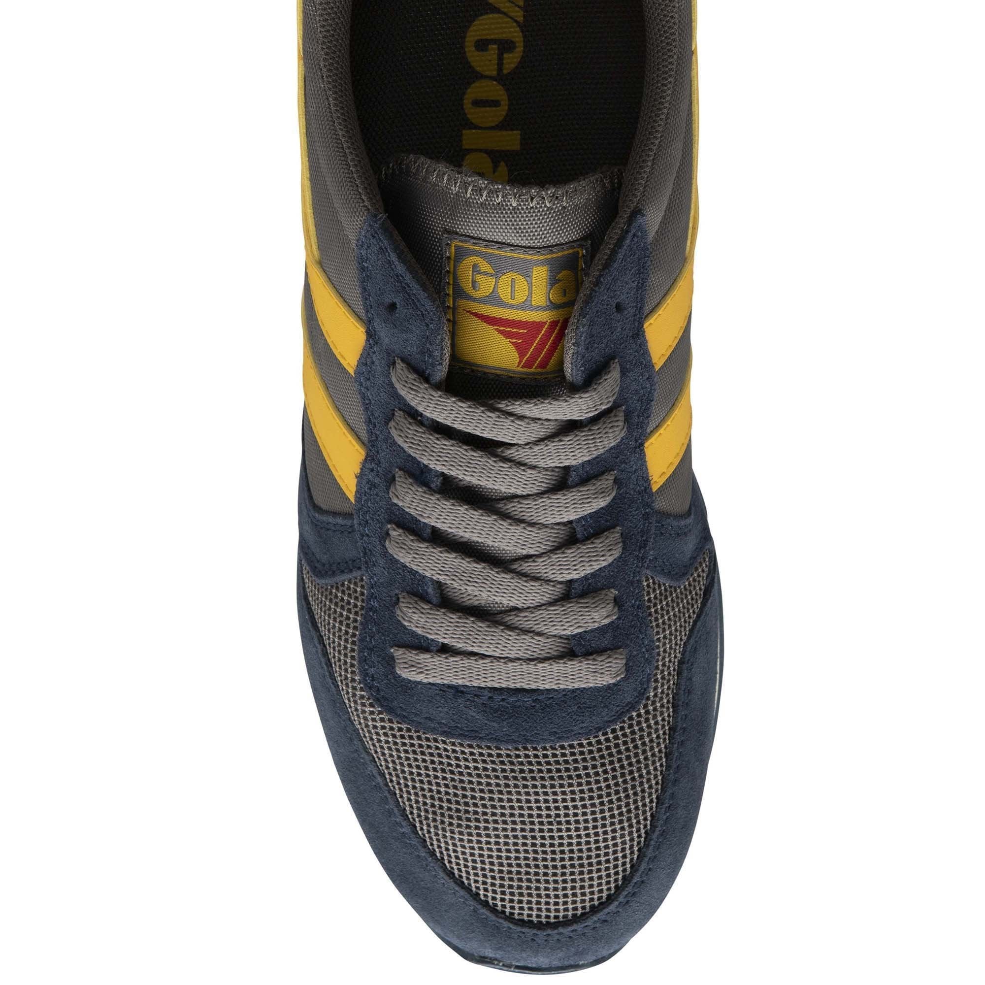 Daytona Lace Up Runner: Ash/Navy/Sun