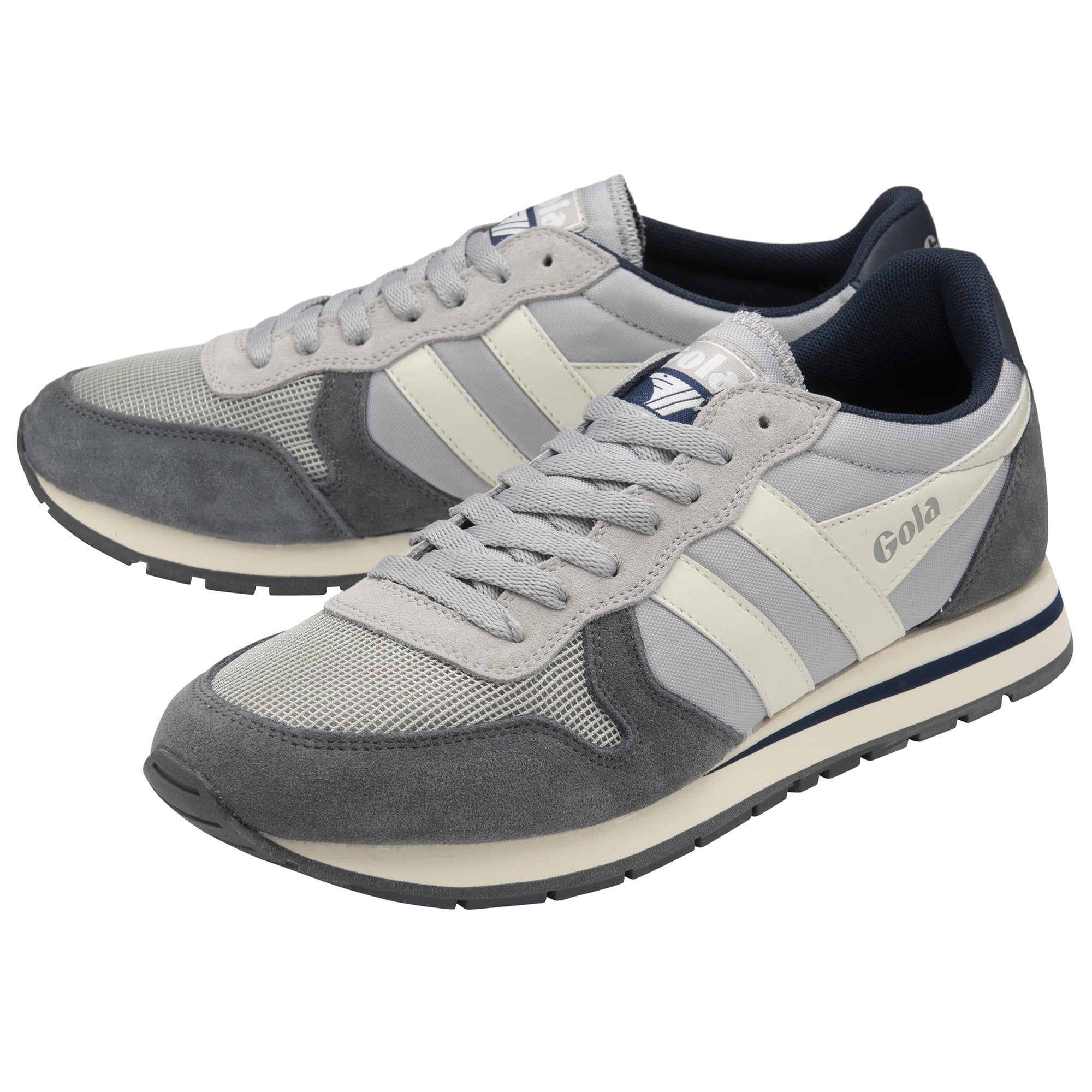 Daytona Lace Up Runner: Lt Grey/Storm/Off White
