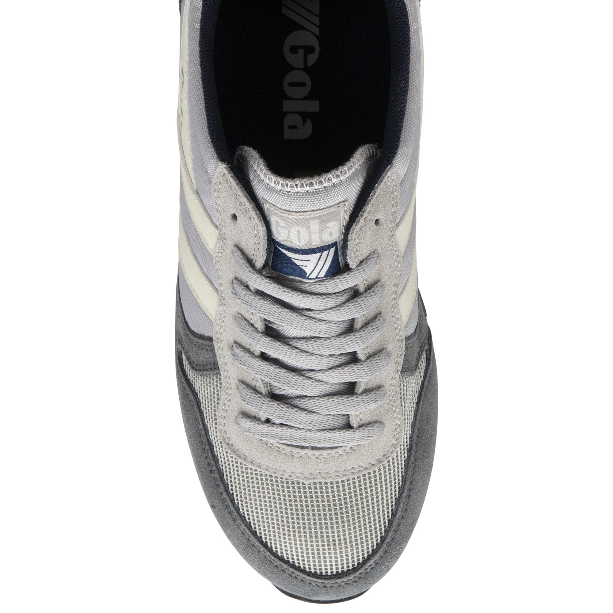 Daytona Lace Up Runner: Lt Grey/Storm/Off White