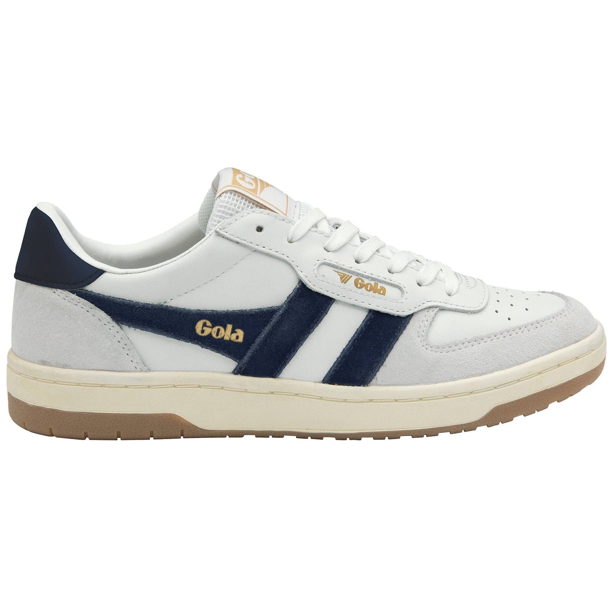 Hawk Sneaker: White/Vintage Blue