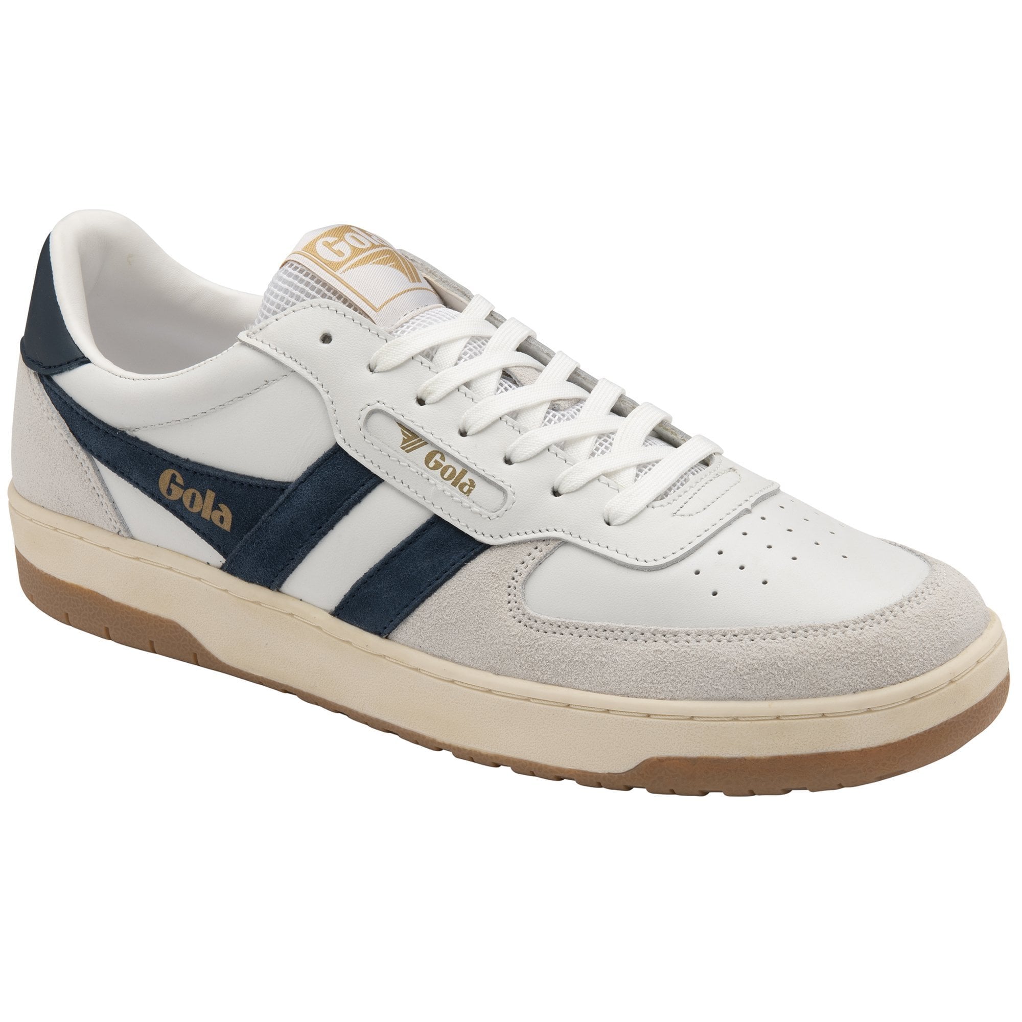 Hawk Sneaker: White/Vintage Blue