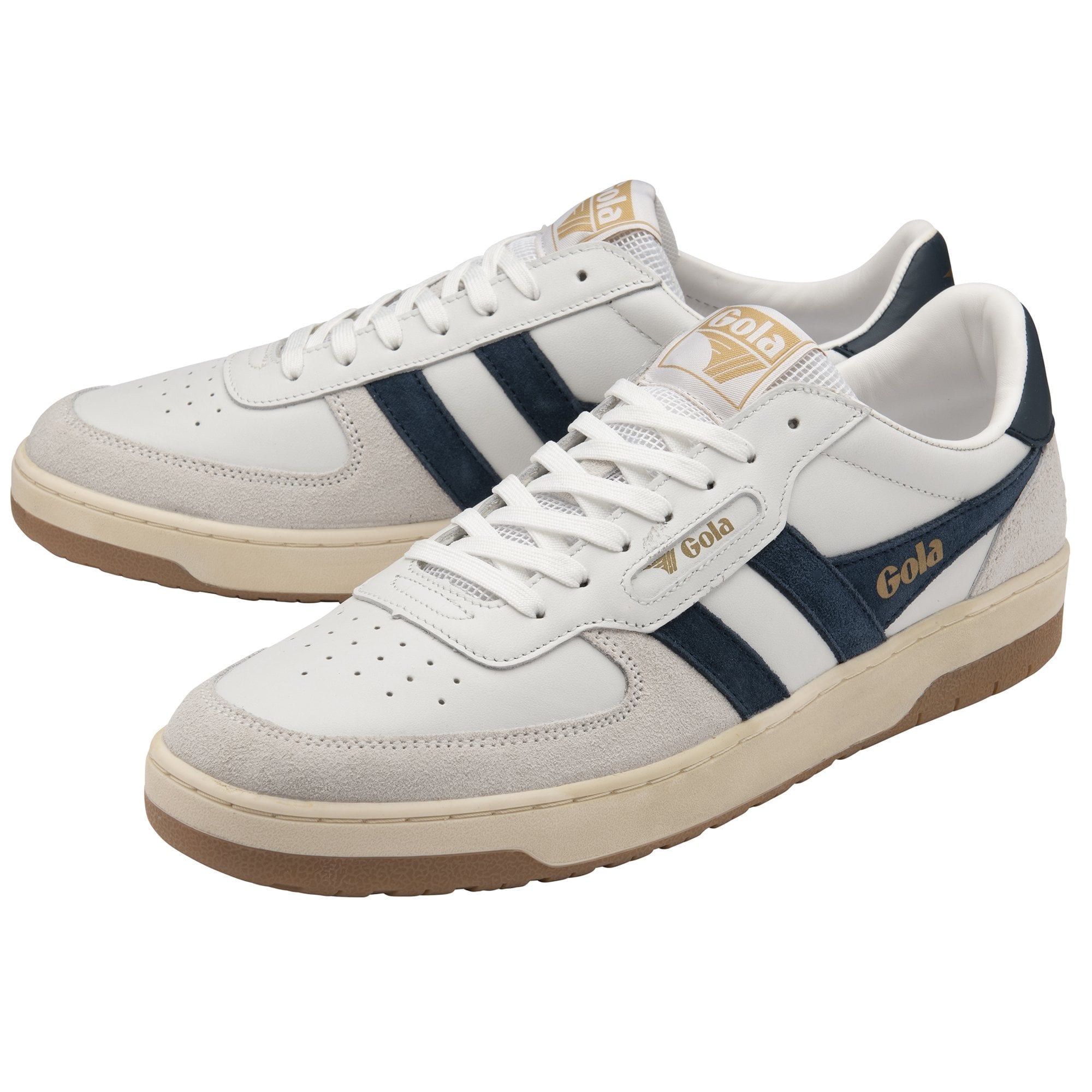Hawk Sneaker: White/Vintage Blue