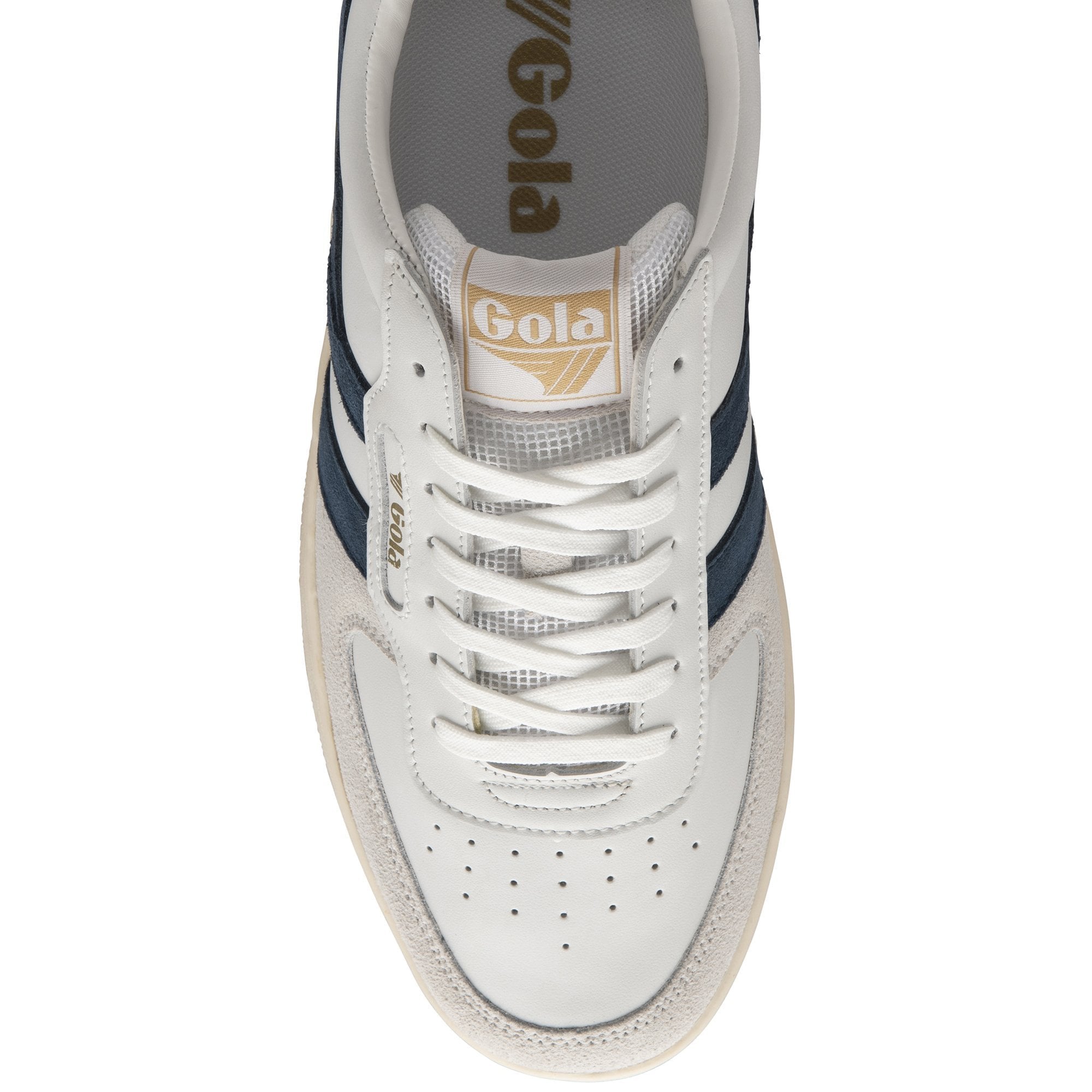 Hawk Sneaker: White/Vintage Blue