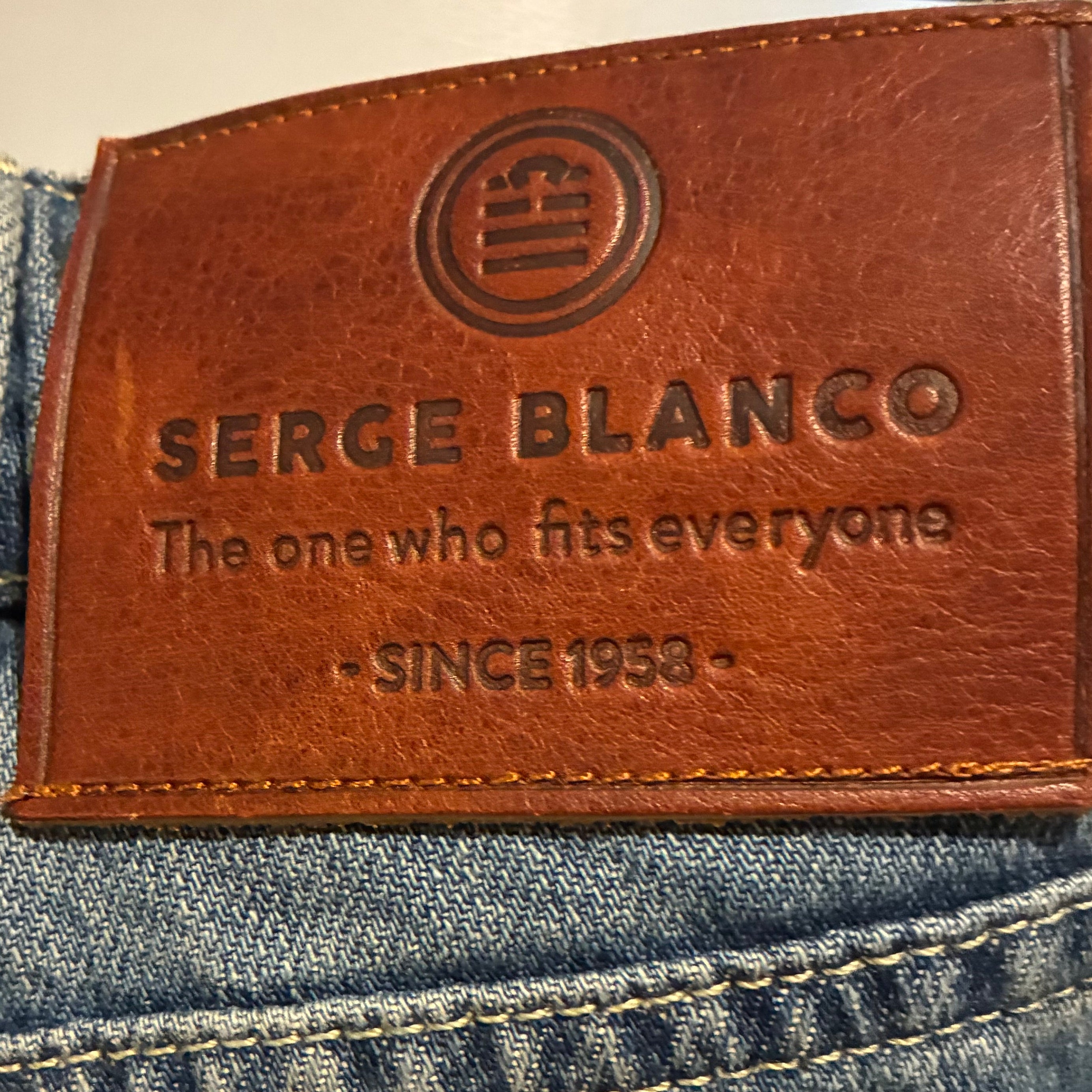 Tapered Denim: Washed Denim