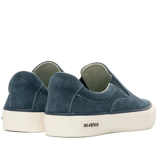 Hawthorne Suede Slip On: Academy Blue