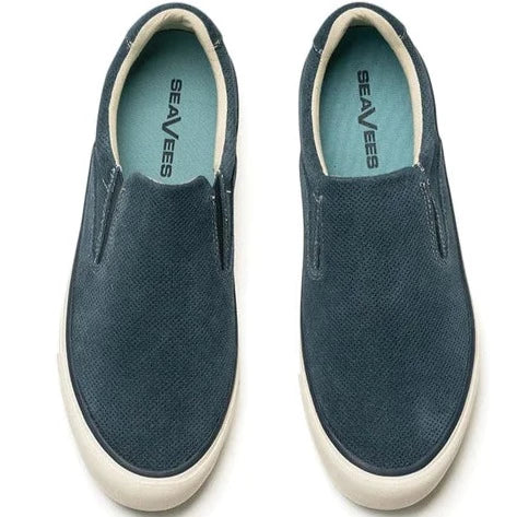 Hawthorne Suede Slip On: Academy Blue