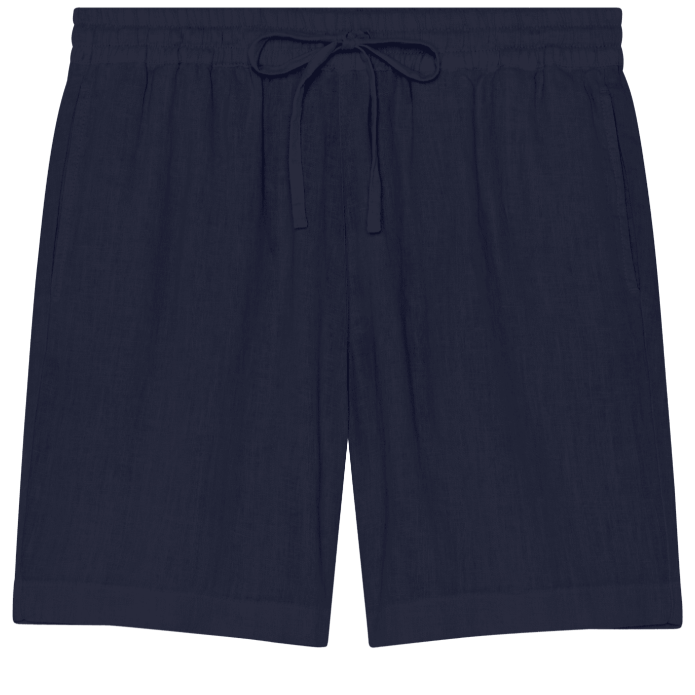 Linen Napoli Short: Navy