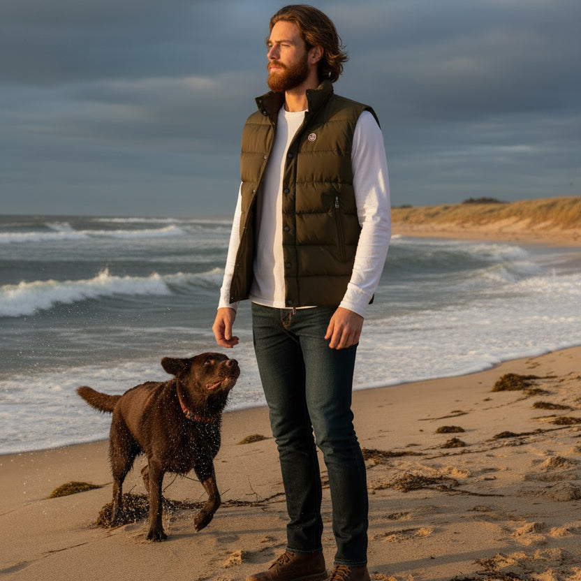 Puffer Vest: Forest