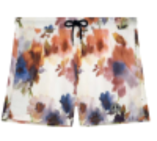 Floral Print VALMER Swim: Orange