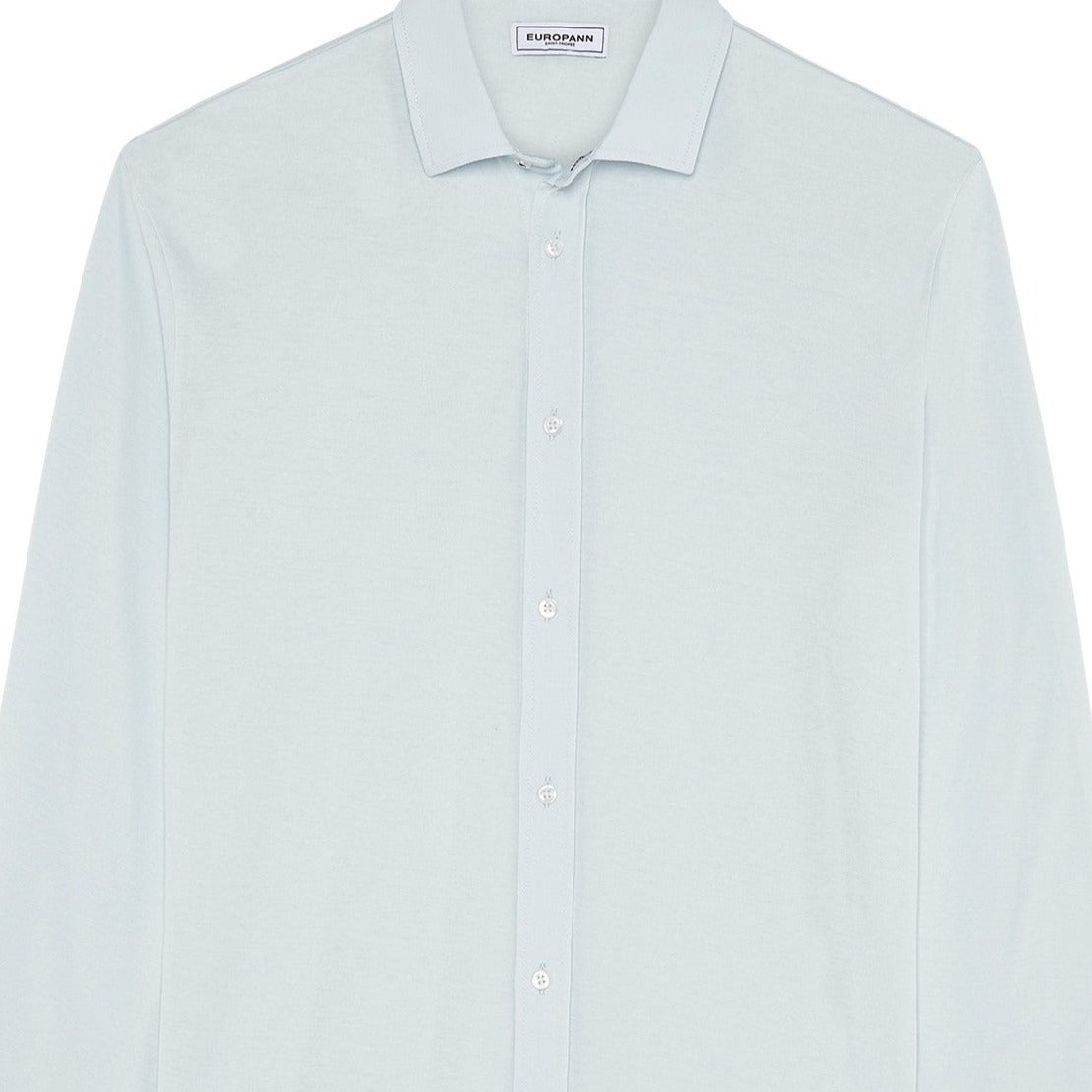 Stuart Jersey Shirt L/S: Sky Blue