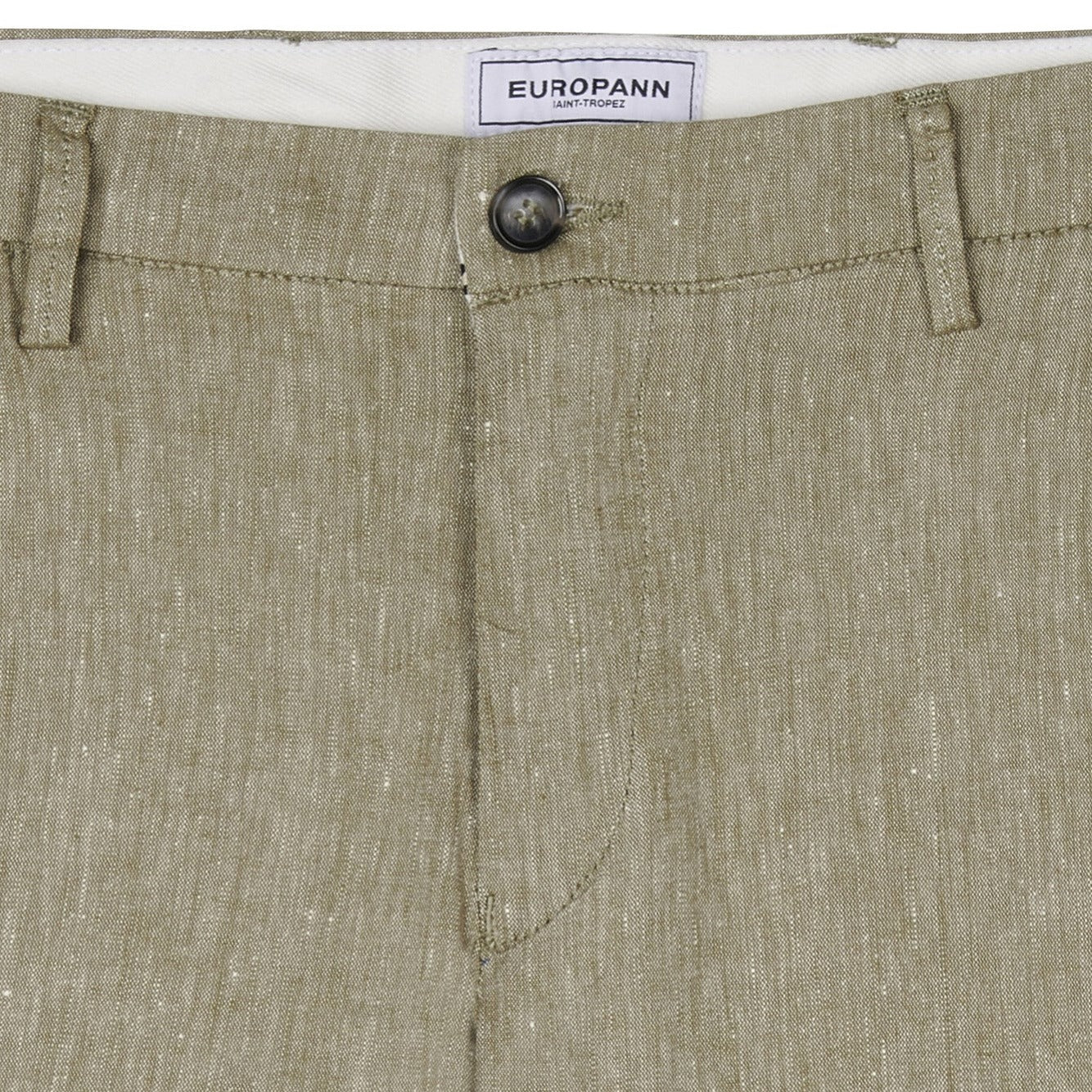 Turner Stretch Linen Short: Khaki
