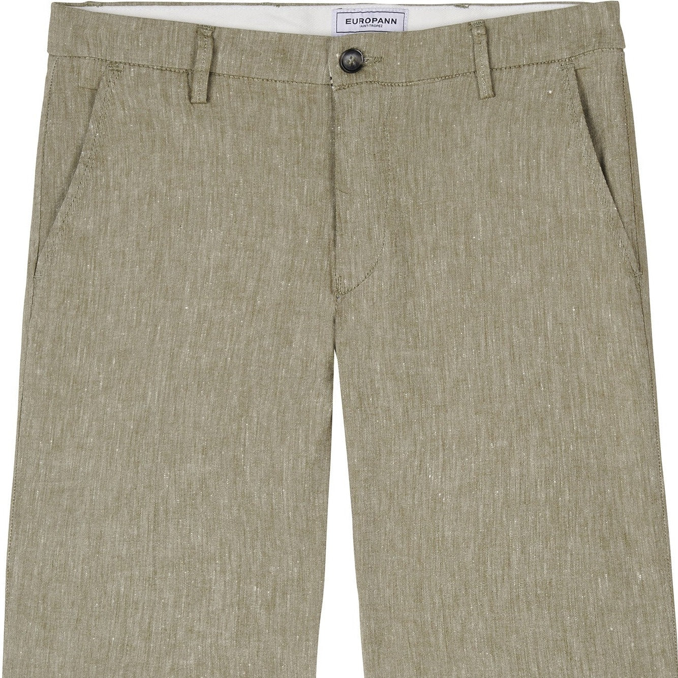 Turner Stretch Linen Short: Khaki