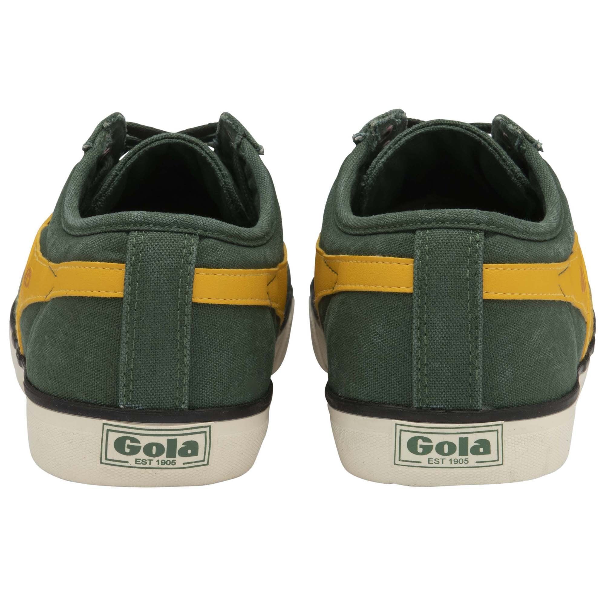 Comet Plimsoll Sneaker: Evergreen/Sun/Black