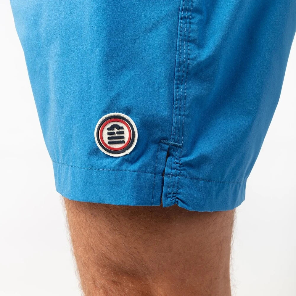 Solid Swim Short: Turquoise