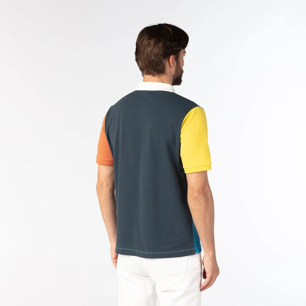 Colorblock Pique Polo S/S: Pool