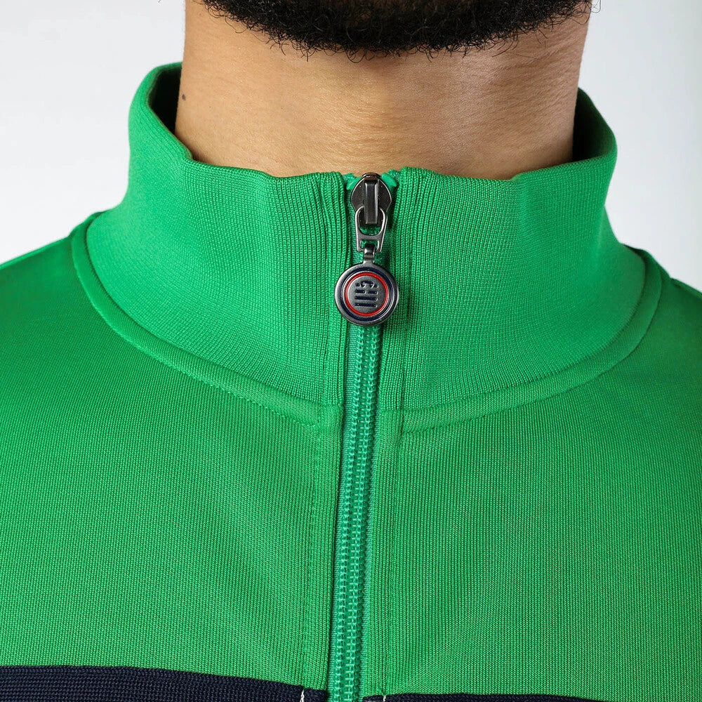 "PLAY" Track Jacket: Field Green