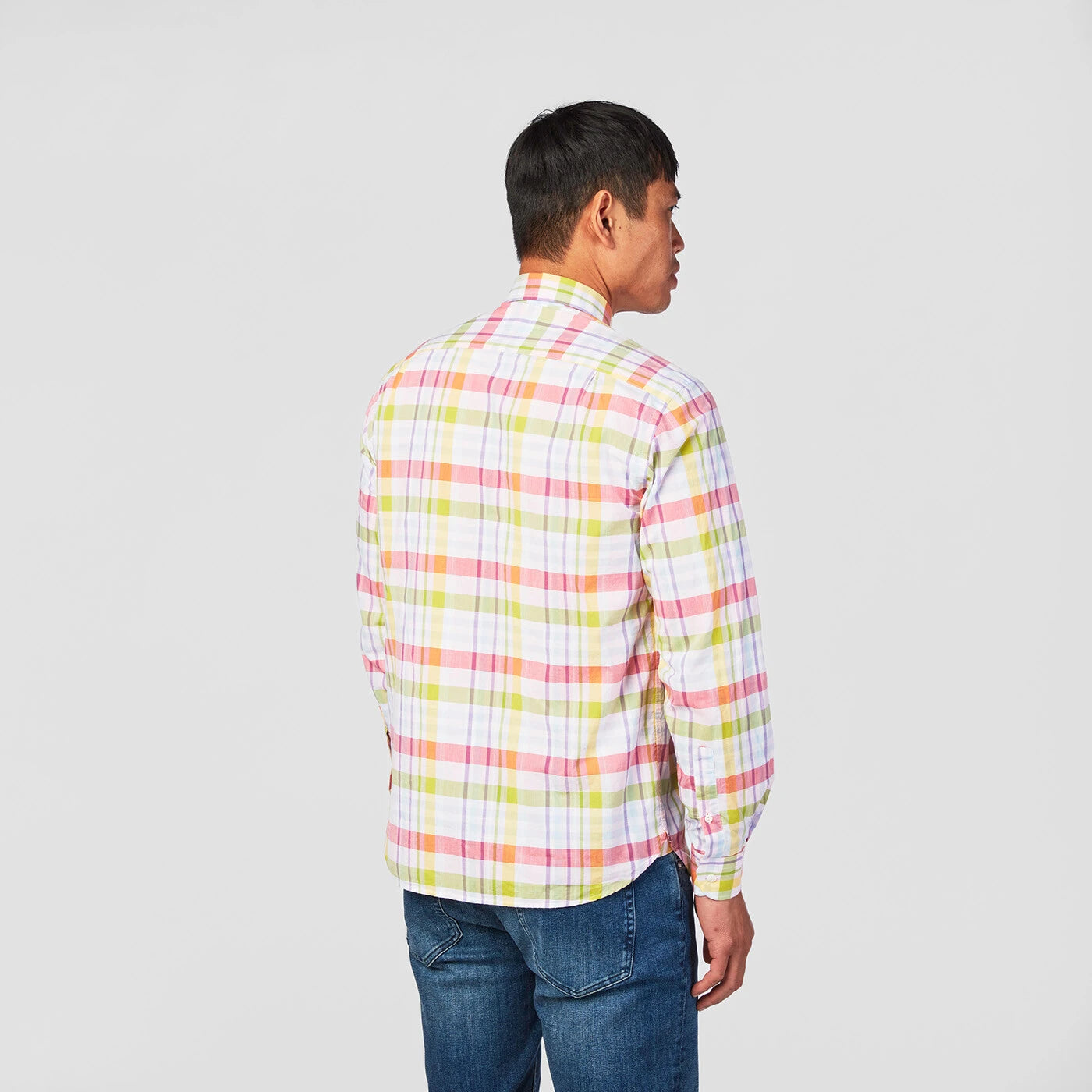 Multicolor Plaid Shirt L/S: Rose