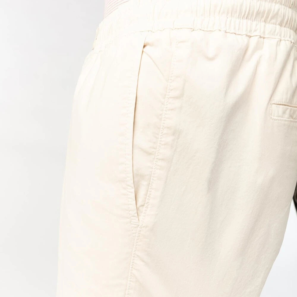 Elasticised Waist Chino Pant: White Sand