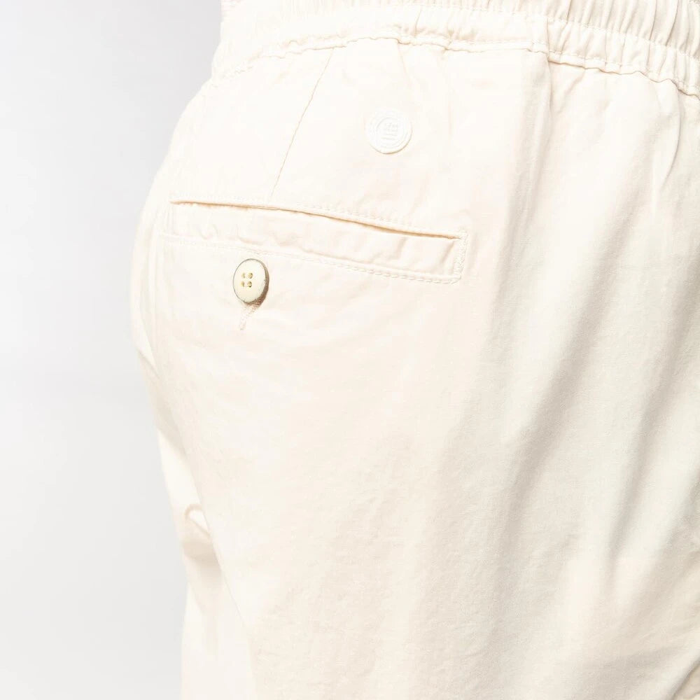 Elasticised Waist Chino Pant: White Sand