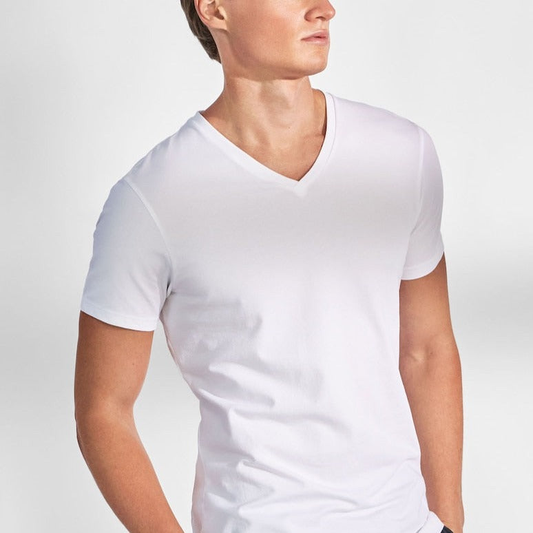 V-Neck T-Shirt 2 Pack: White