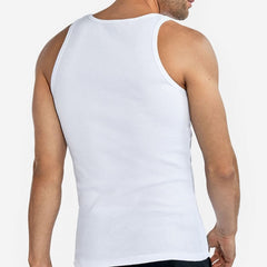 Ribbed Tank 2 Pack: White
