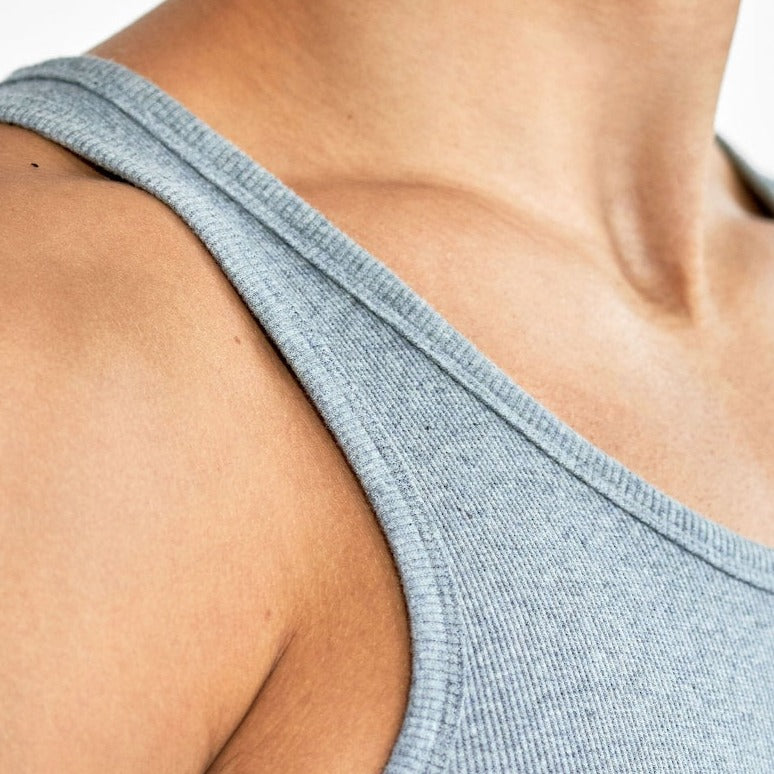 Ribbed Tank 2 Pack: Grey