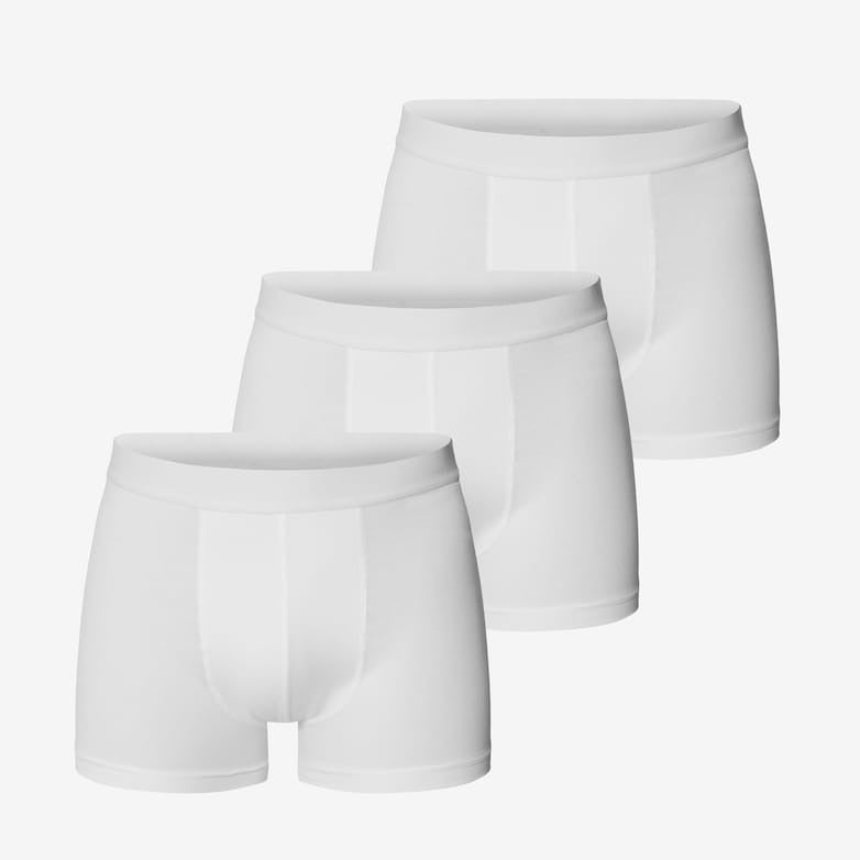 Boxer Brief 3 Pack: White
