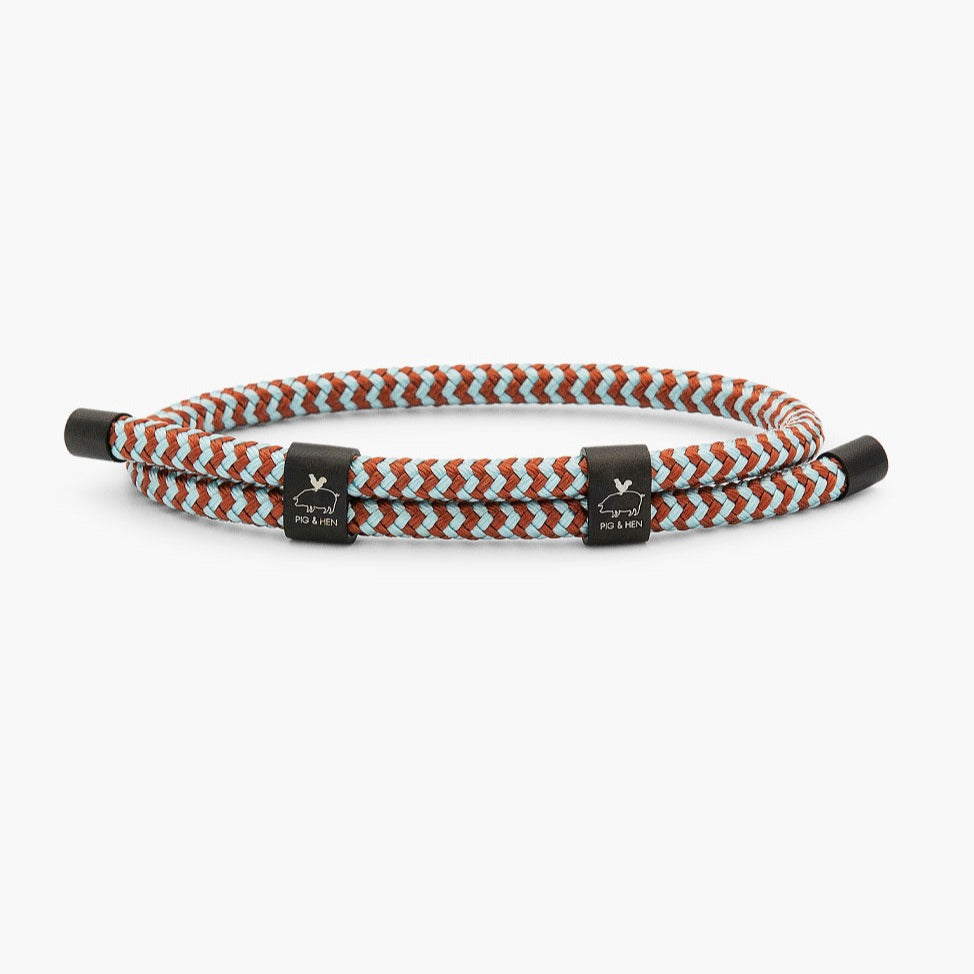 Little Lewis Double Bracelet S: Sky-Red