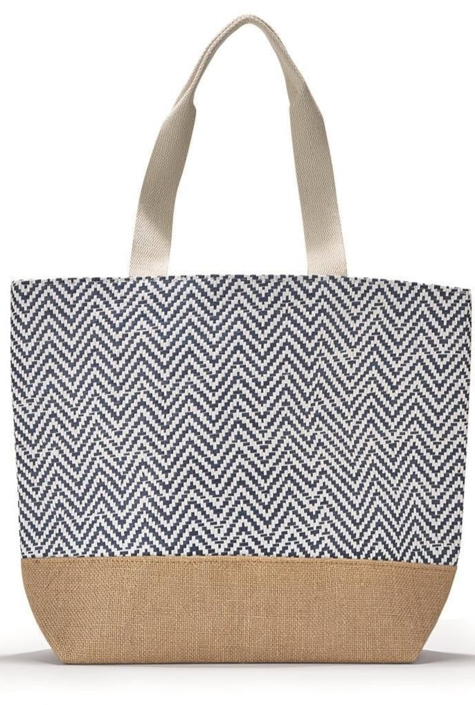 Mykonos Tote Bag: Chevron