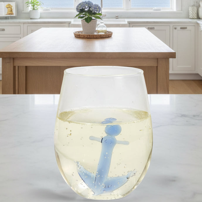 Anchor Stemless Wine Glass