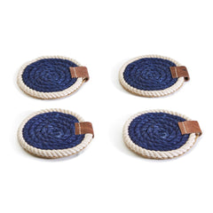 Nautical Rope Coasters: Set of 4