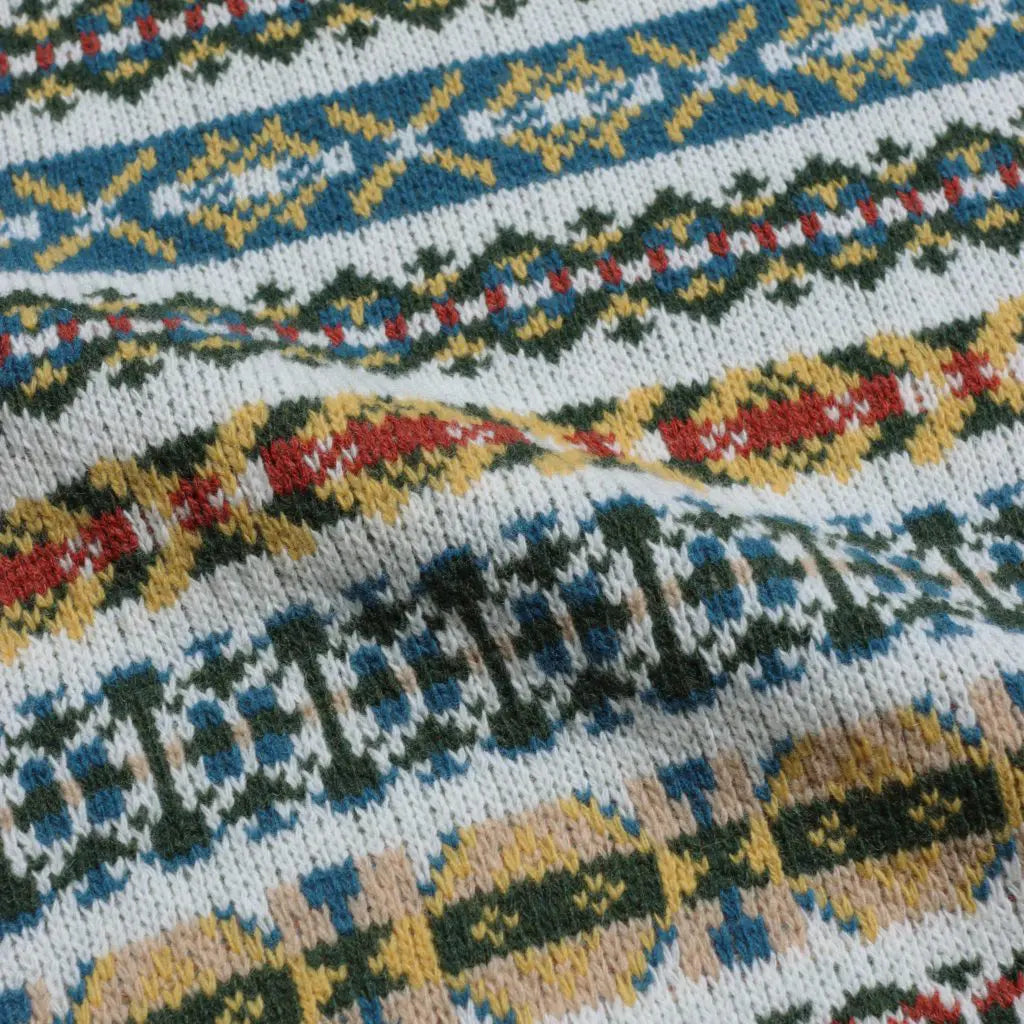 Uichi Fair Isle Sweater: Ecru