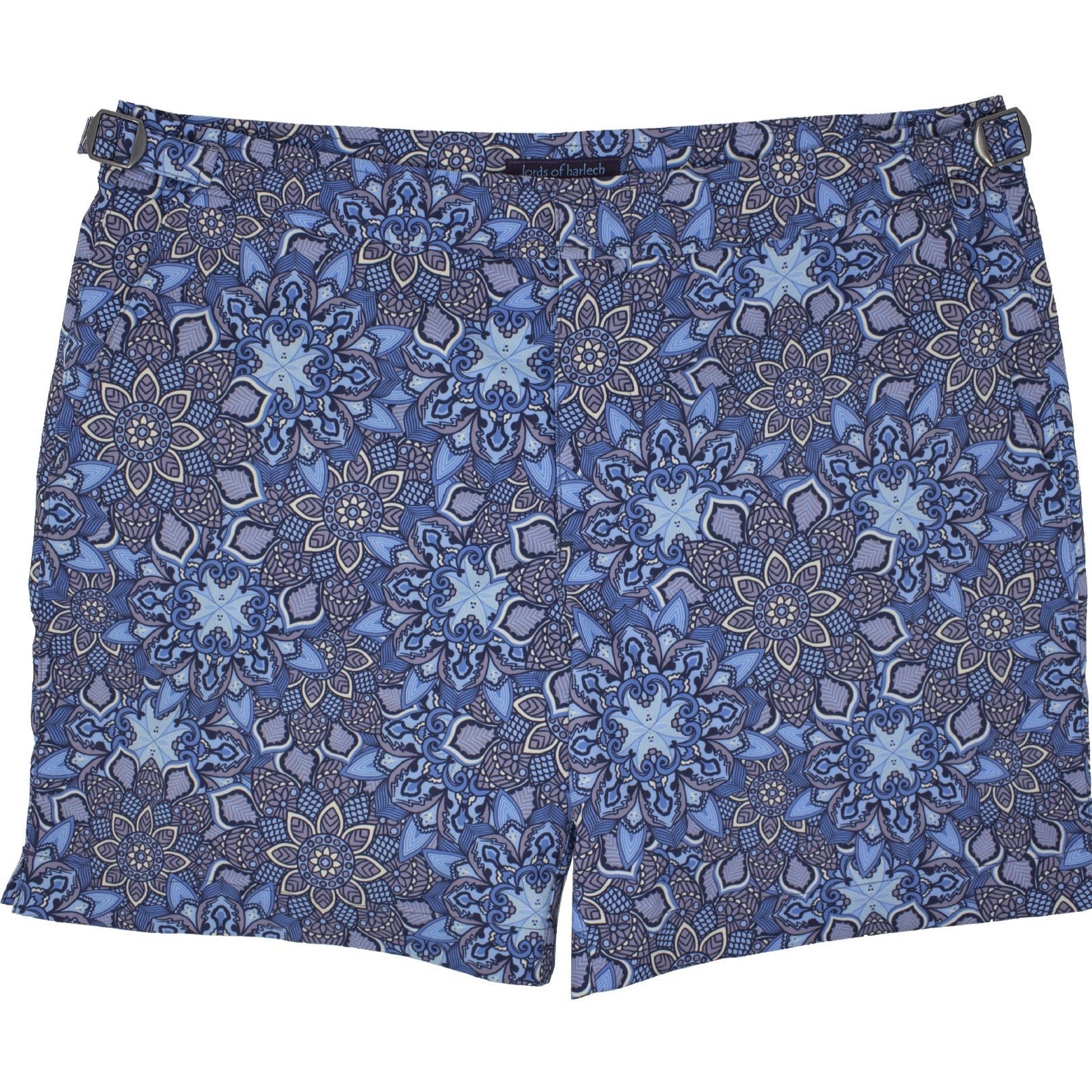 Pool Medallion Swim Trunk: Blue