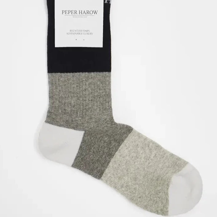 Recycled Sport Sock: Black