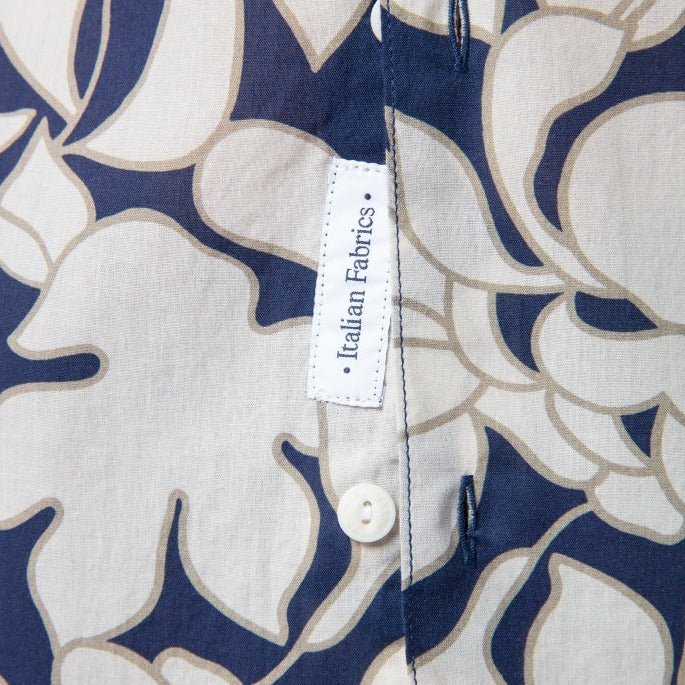 Floral Shirt S/S: Black