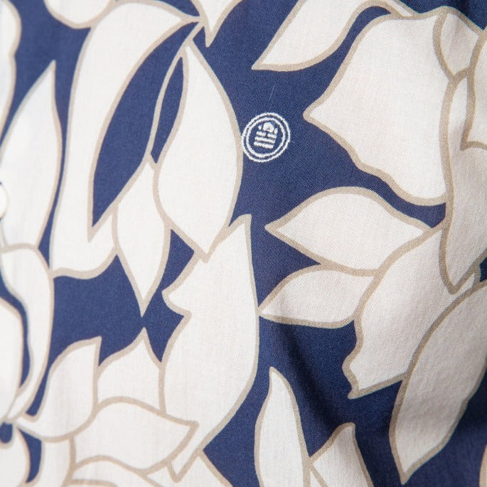 Floral Shirt S/S: Black
