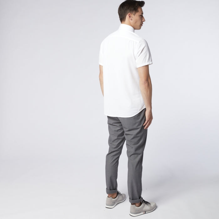 Pique Knit Shirt S/S: White